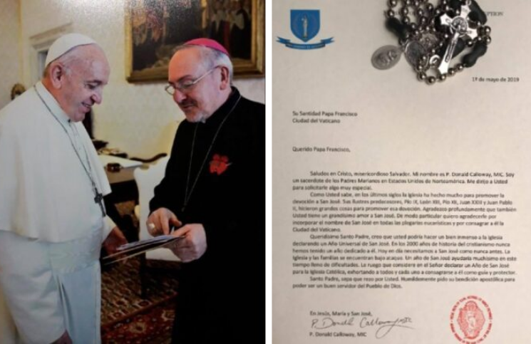 La carta que un sacerdote le escribió al Papa Francisco para declarar el Año de San José