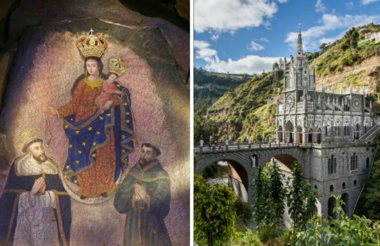 El Espectacular Santuario e Imagen Milagrosa de Nuestra Señora de Las Lajas