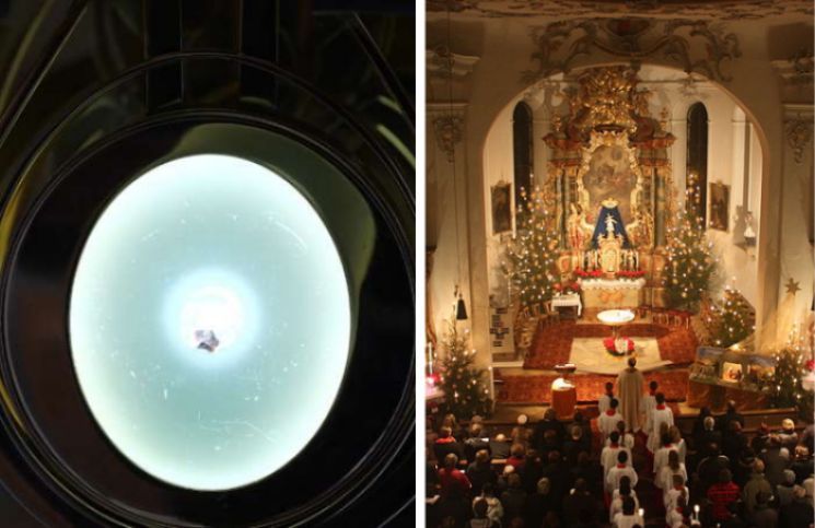 El increíble milagro eucarístico que ocurrió en la Navidad de 2013