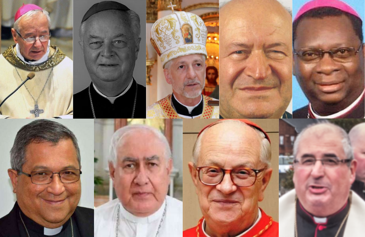 Nueve obispos católicos con COVID-19 mueren la misma semana