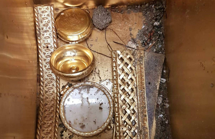 Hallan intacta Eucaristía consagrada luego de la explosión en Madrid