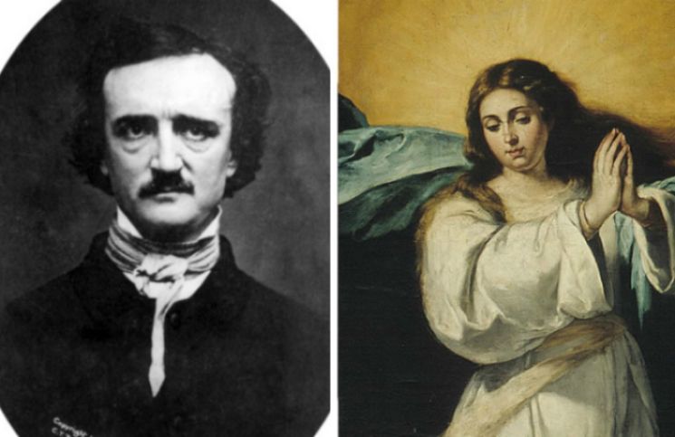 El increíble poema que Edgar Allan Poe le escribió a la Virgen María