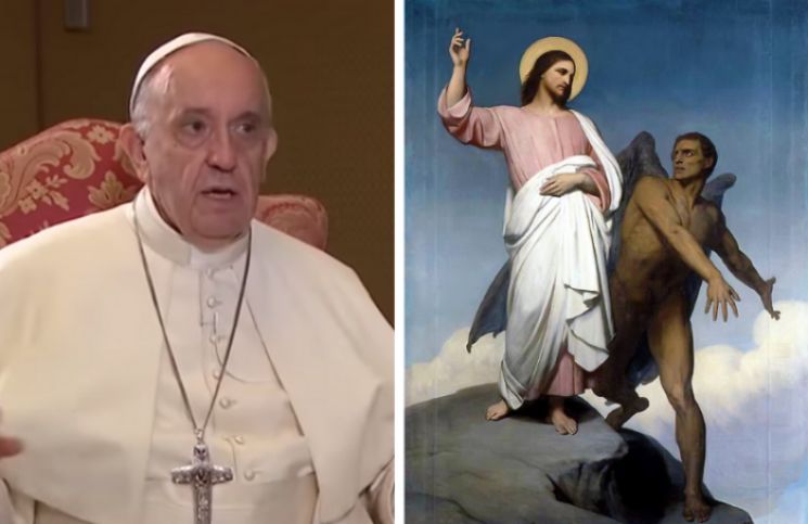 Cuando el Papa Francisco nos advirtió cómo Satanás intenta meterse en nuestra vida