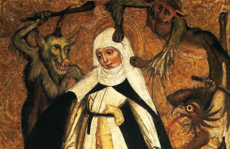 "Estaba sufriendo de graves asaltos de demonios", la muerte sobrenatural de santa Catalina de Siena