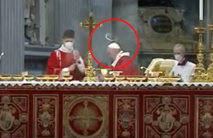 [Video viral] Fieles afirman que el Espíritu Santo se manifestó en la Misa de Pentecostés del Papa Francisco
