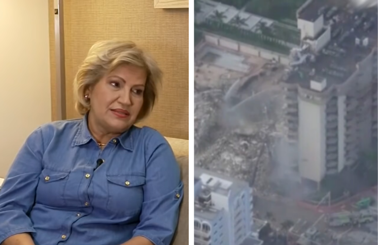 "Para mí fue Dios", mujer asegura que sobrevivió a la tragedia del edificio en Surfside por milagro