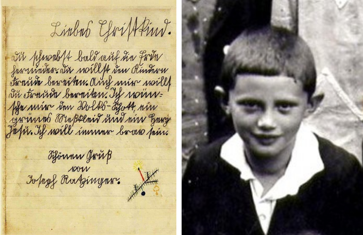 La carta navideña que Benedicto XVI le escribió a Jesús cuando era niño