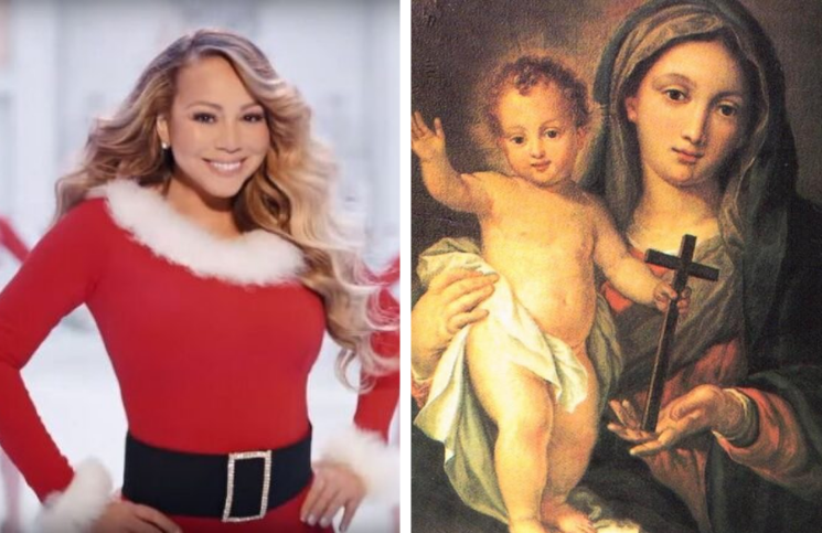 Famosa por su éxito navideño, Mariah Carey dice "María es la reina de la Navidad"