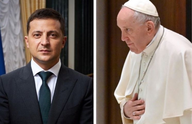 Presidente de Ucrania afirma que habló con el Papa Francisco