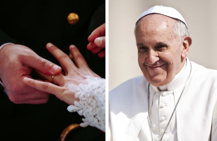 [Video] Papa Francisco sorprende a una pareja de recién casados en Malta