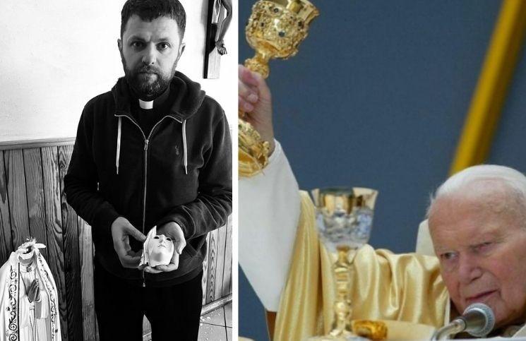 Soldados rusos saquean seminario y roban cáliz de San Juan Pablo II en Ucrania