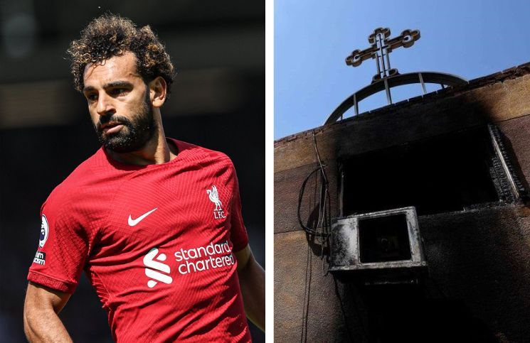 Estrella de fútbol reconstruirá templo incendiado en Egipto