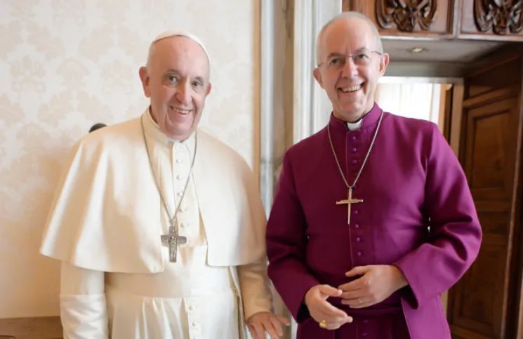 Anglicanos reconocen al Papa como "padre de la Iglesia en Occidente"