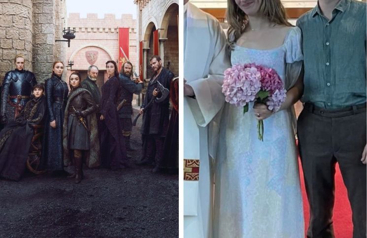 Estrella de "Game of Thrones" sorprende con su casamiento católico