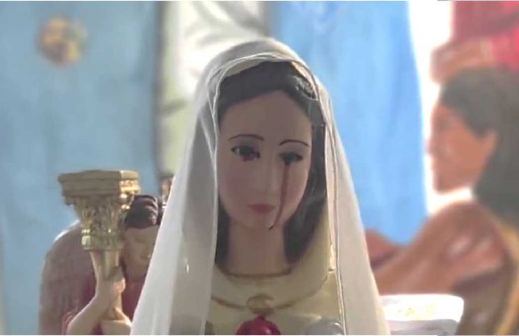 Católicos alerta: la verdad detrás del supuesto milagro de la Virgen que llora sangre
