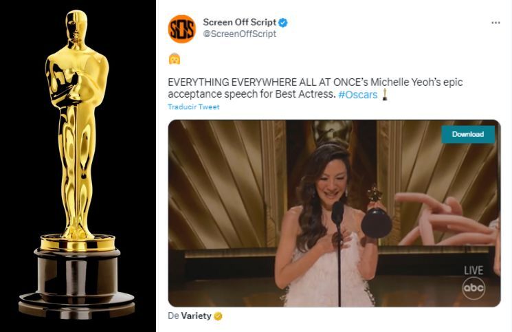 Ganadores del Oscar sorprenden con homenaje a sus madres
