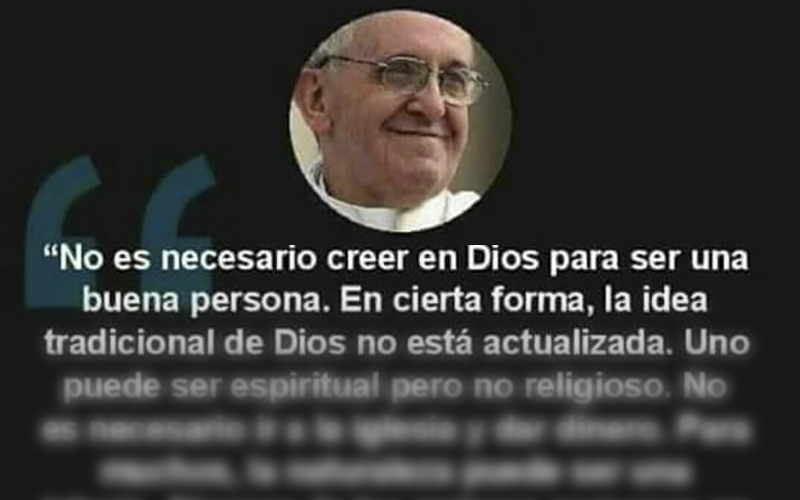 5 Frases que el Papa nunca dijo y aún circulan en las redes - Primera parte