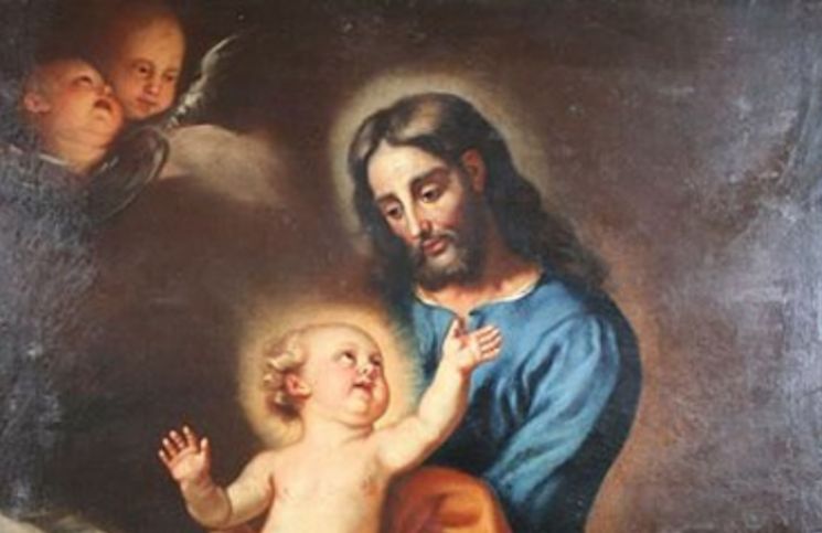 ¿Sabes cuál fue la primera palabra que el Niño Jesús le dijo a San José?
