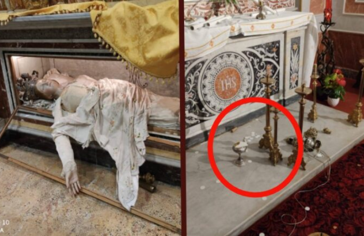 Sacrilegio en una iglesia: Eucaristía y arte sacro son profanados en Italia