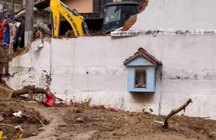 Imagen de la Virgen queda intacta tras tragedia y se convierte en símbolo de fe en Petrópolis
